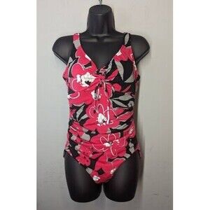 NWOT MagicSuit Pink Blossom One Piece Swimsuit Floral Size 12